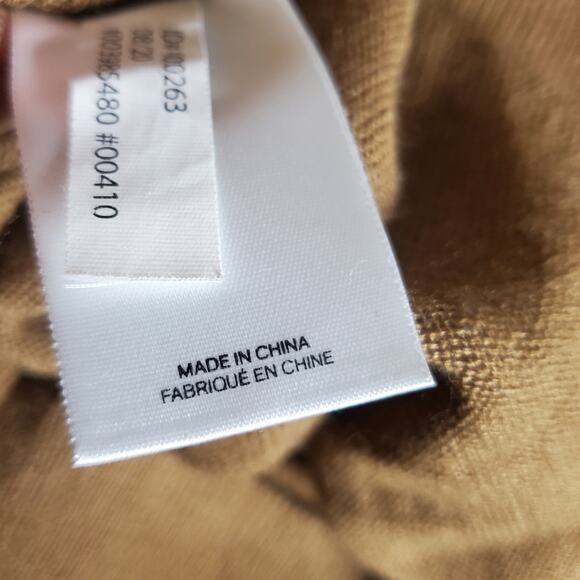 Express Oversized Brown Merino Wool Blend Turtle neck sweater Lightweight XXL - Picture 10 of 11